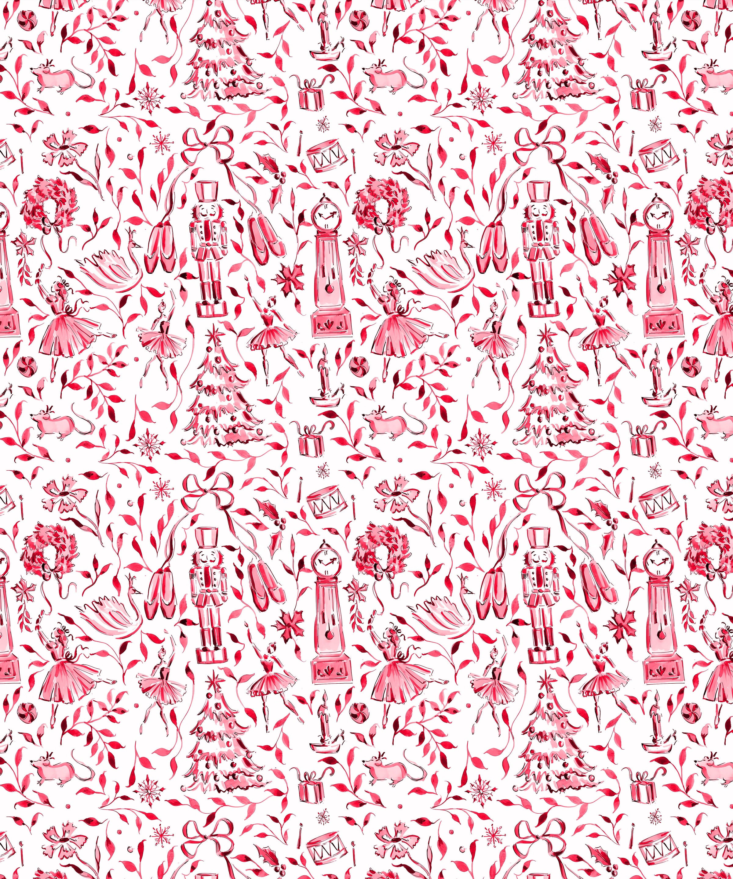 Christmas Nutcracker Toile