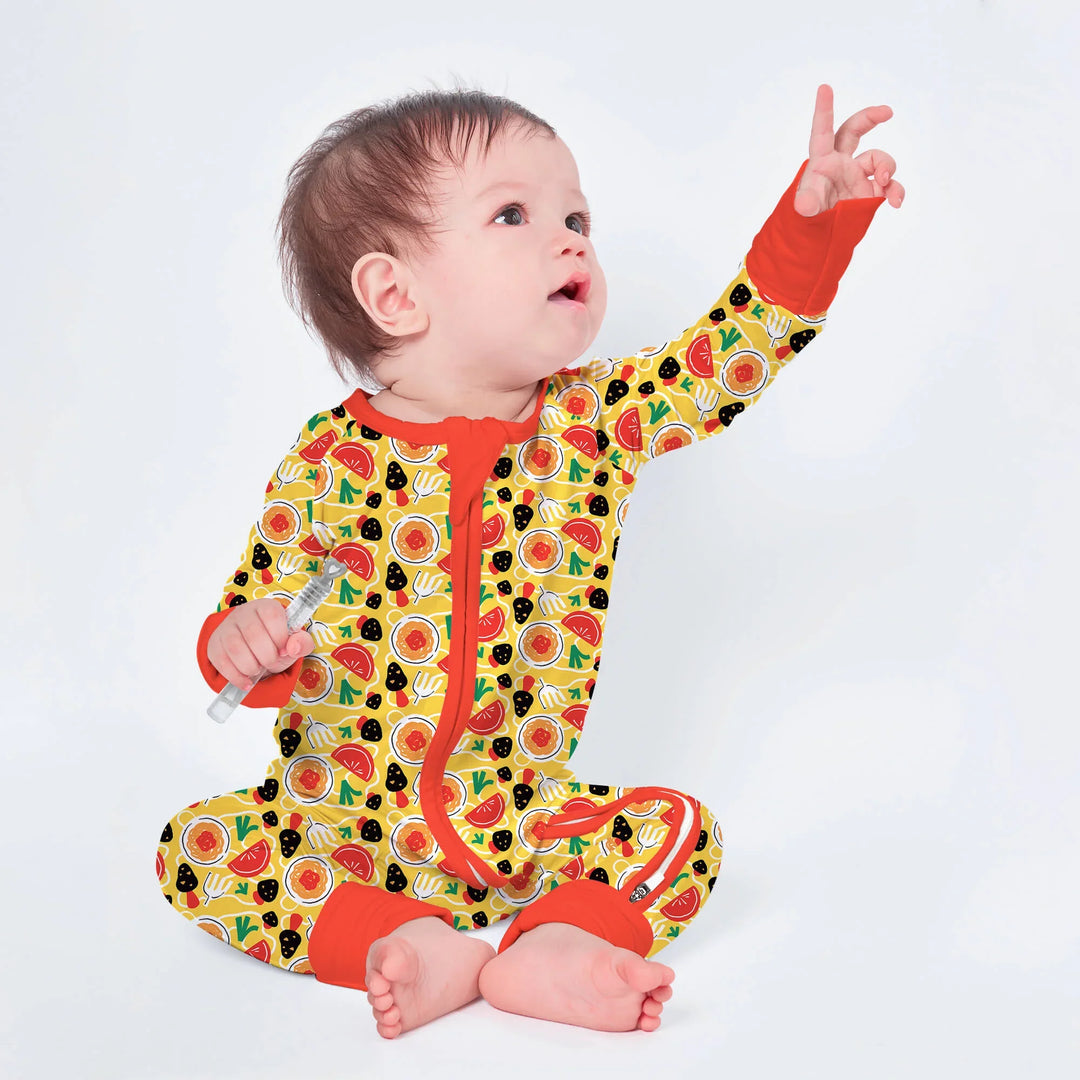 Spaghetti Convertible Zippered Romper , Spaghetti Convertible Zippered Romper - Newborn