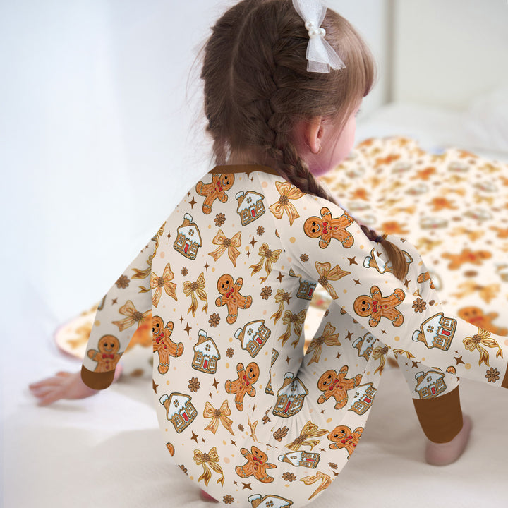 Brushstroke Gingerbread Convertible Zippy