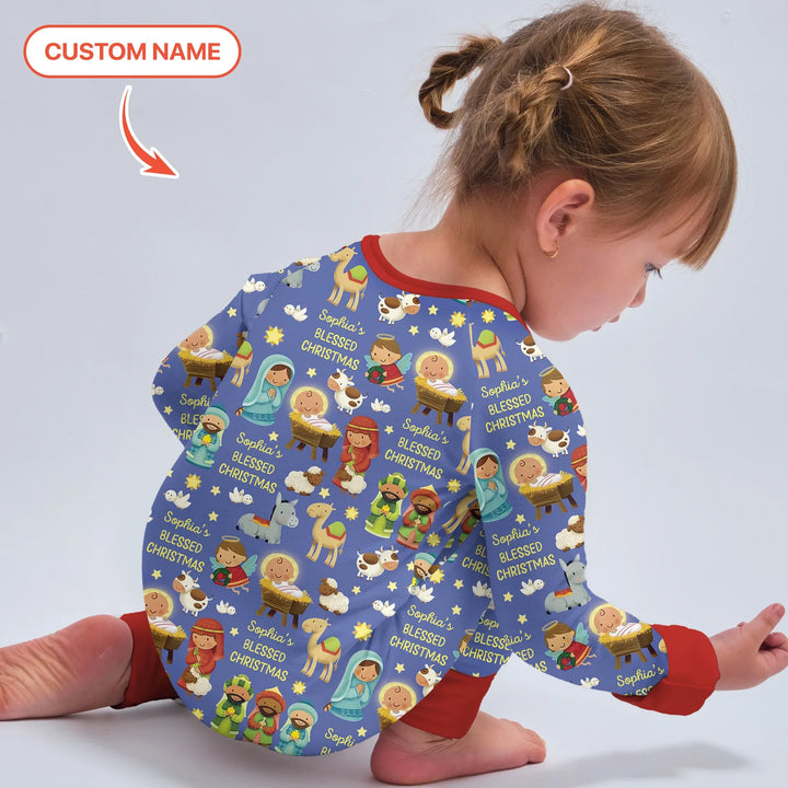 Custom Name Blessed Christmas Night Convertible Zippy