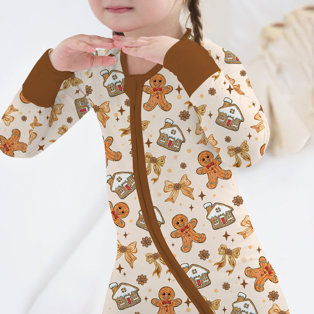 Brushstroke Gingerbread Convertible Zippy