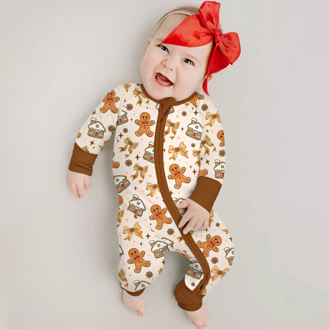 Brushstroke Gingerbread Convertible Zippy