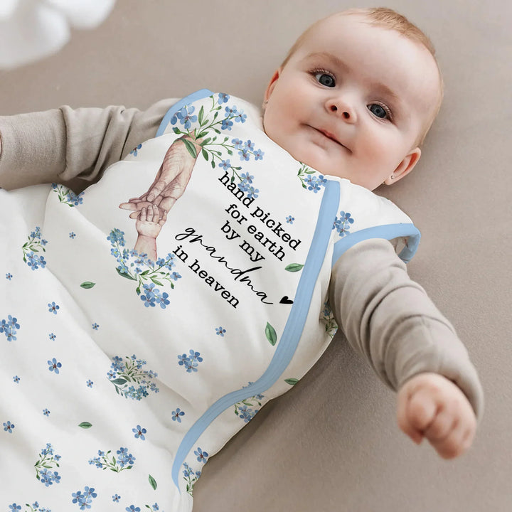 Custom Floral Sleep Bag - Hand picked for earth , Custom Floral Sleep Bag - Hand picked for earth - XS