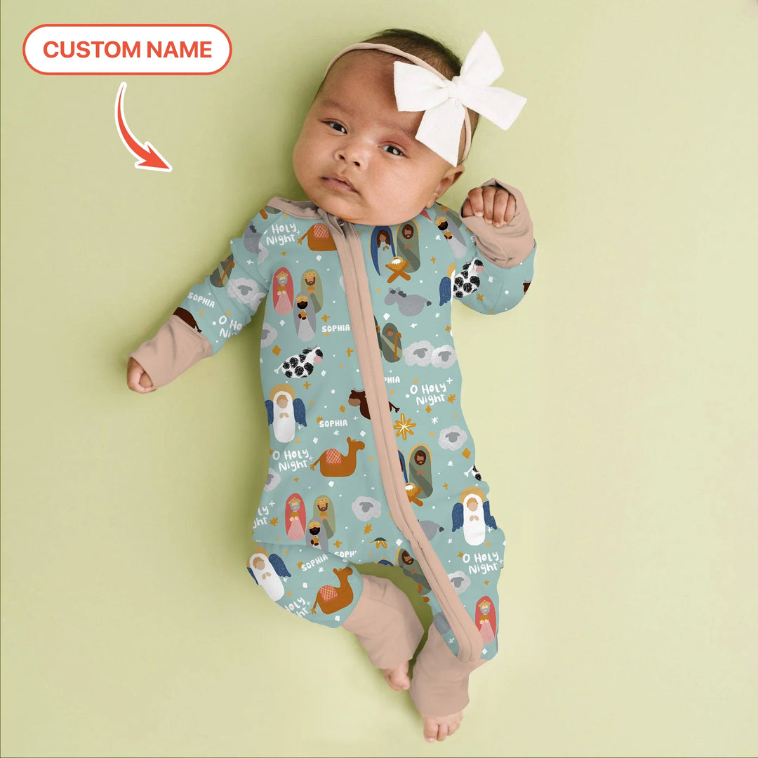 O Holy Night Custom Name Convertible Zippy