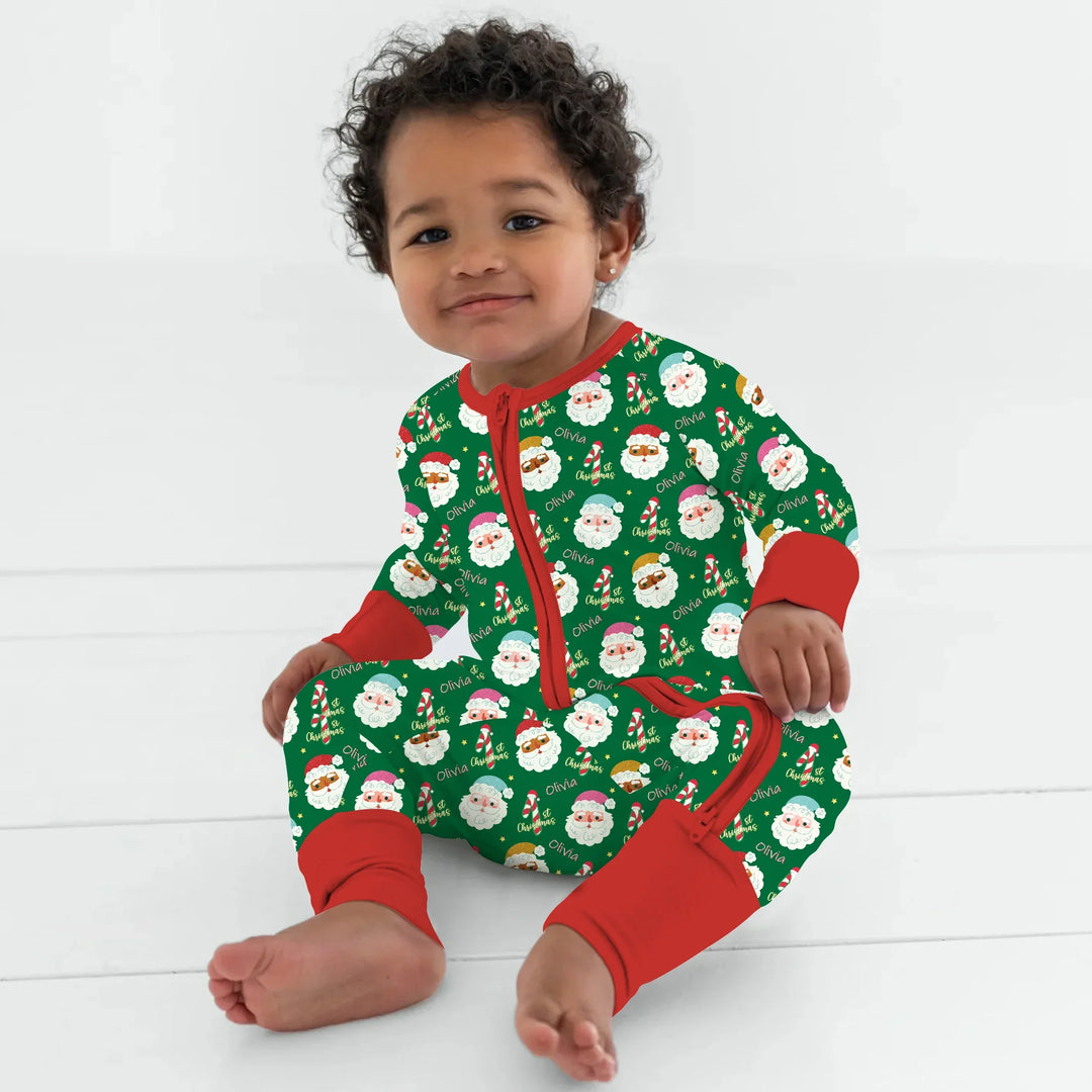 Personalized 1st Christmas Convertible Zippy , Personalized 1st Christmas Convertible Zippy - 0-3M