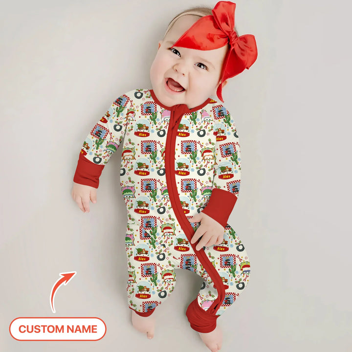 Gerippte Babykleidung mit individuellem Foto - Weich & Skizzenhaft