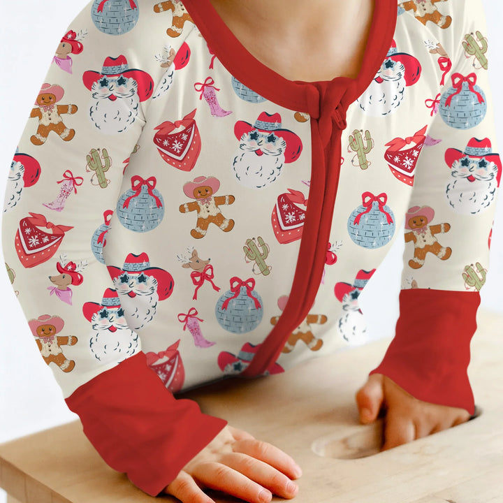 Lovely Western Christmas Girl Convertible Zippy , Lovely Western Christmas Girl Convertible Zippy - 0-3M