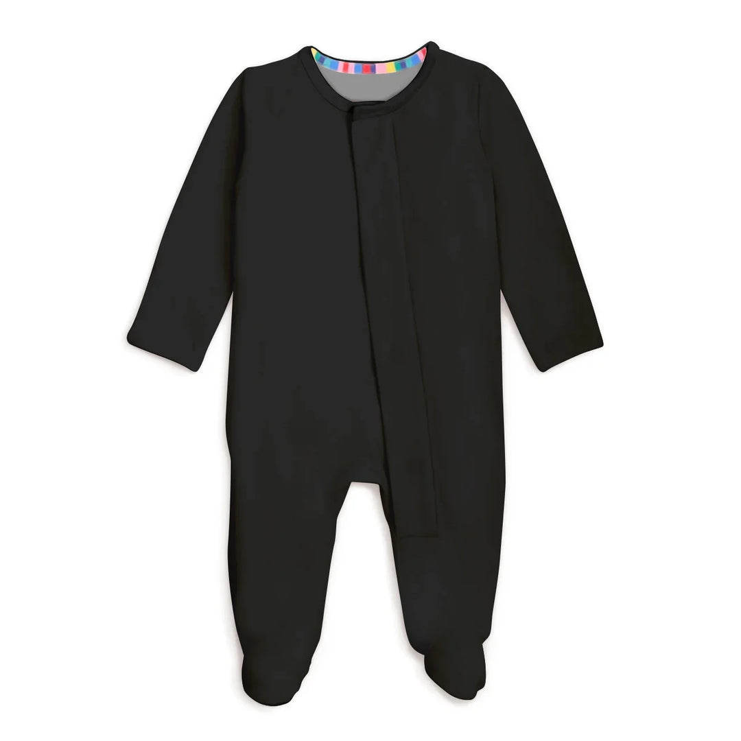 Midnight Magnetic Footie Romper , Midnight Magnetic Footie Romper - Newborn