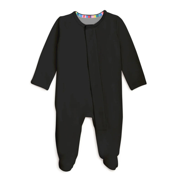 Midnight Magnetic Footie Romper , Midnight Magnetic Footie Romper - Newborn