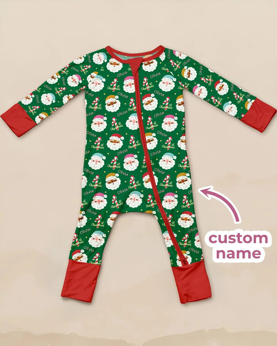Personalized 1st Christmas Convertible Zippy , Personalized 1st Christmas Convertible Zippy - 0-3M