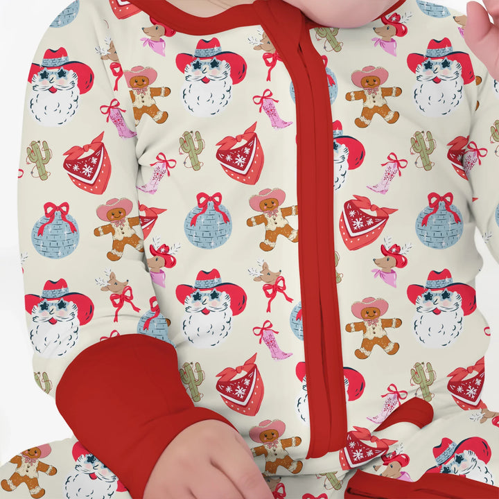Lovely Western Christmas Girl Convertible Zippy , Lovely Western Christmas Girl Convertible Zippy - 0-3M