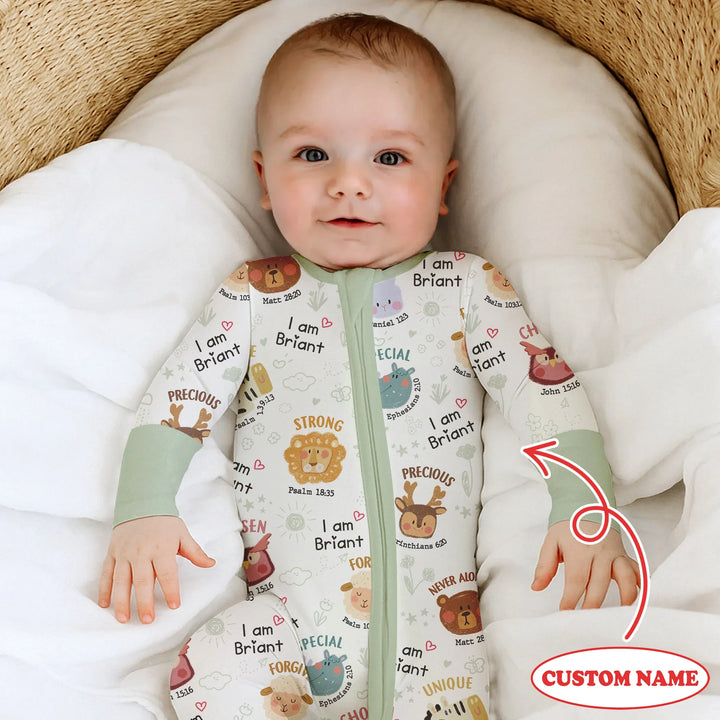 God’s Little Zoo Custom Name Convertible Zippy , God’s Little Zoo Custom Name Convertible Zippy - 0-3M