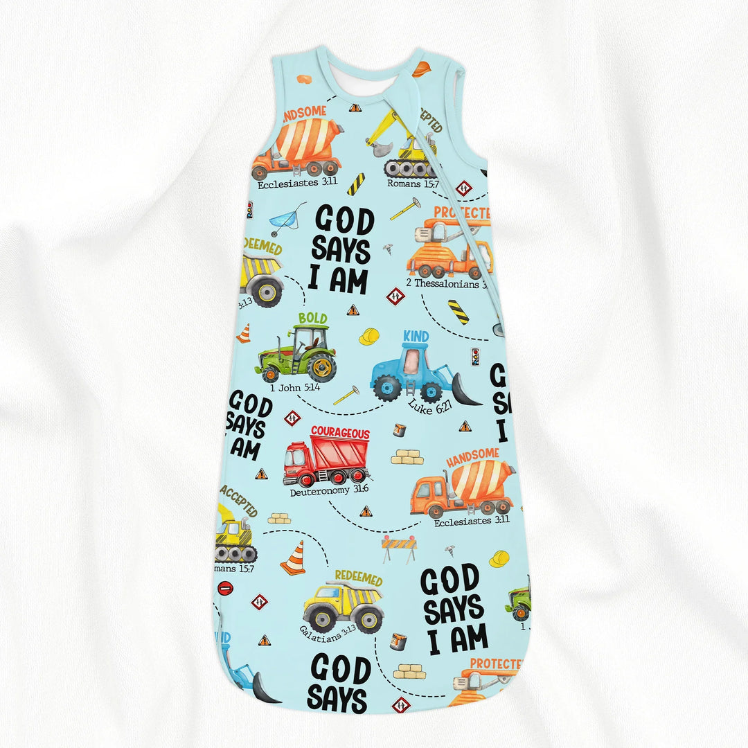 God Says I Am Sleep Bag 1.0 TOG , God Says I Am Sleep Bag 1.0 TOG - XS / Blue