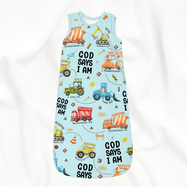 God Says I Am Sleep Bag 1.0 TOG , God Says I Am Sleep Bag 1.0 TOG - XS / Blue
