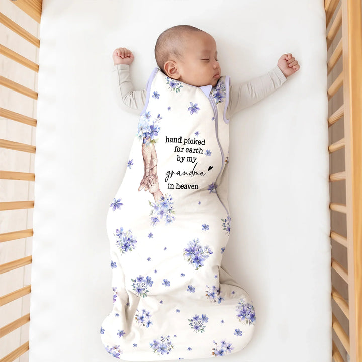 Custom Floral Sleep Bag - Hand picked for earth , Custom Floral Sleep Bag - Hand picked for earth - XS