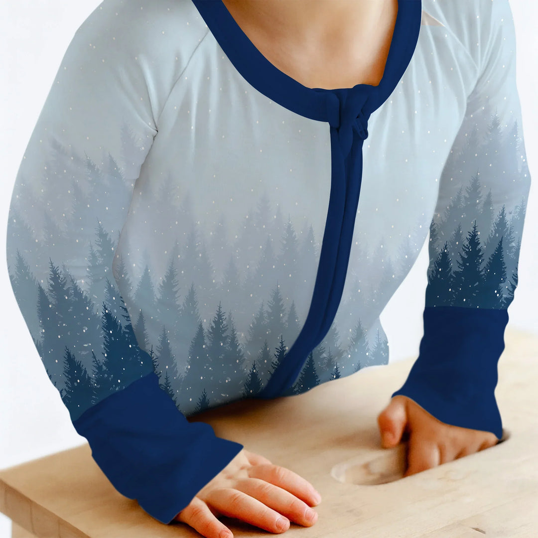 Winter Forest Convertible Zippy , Winter Forest Convertible Zippy - 0-3M