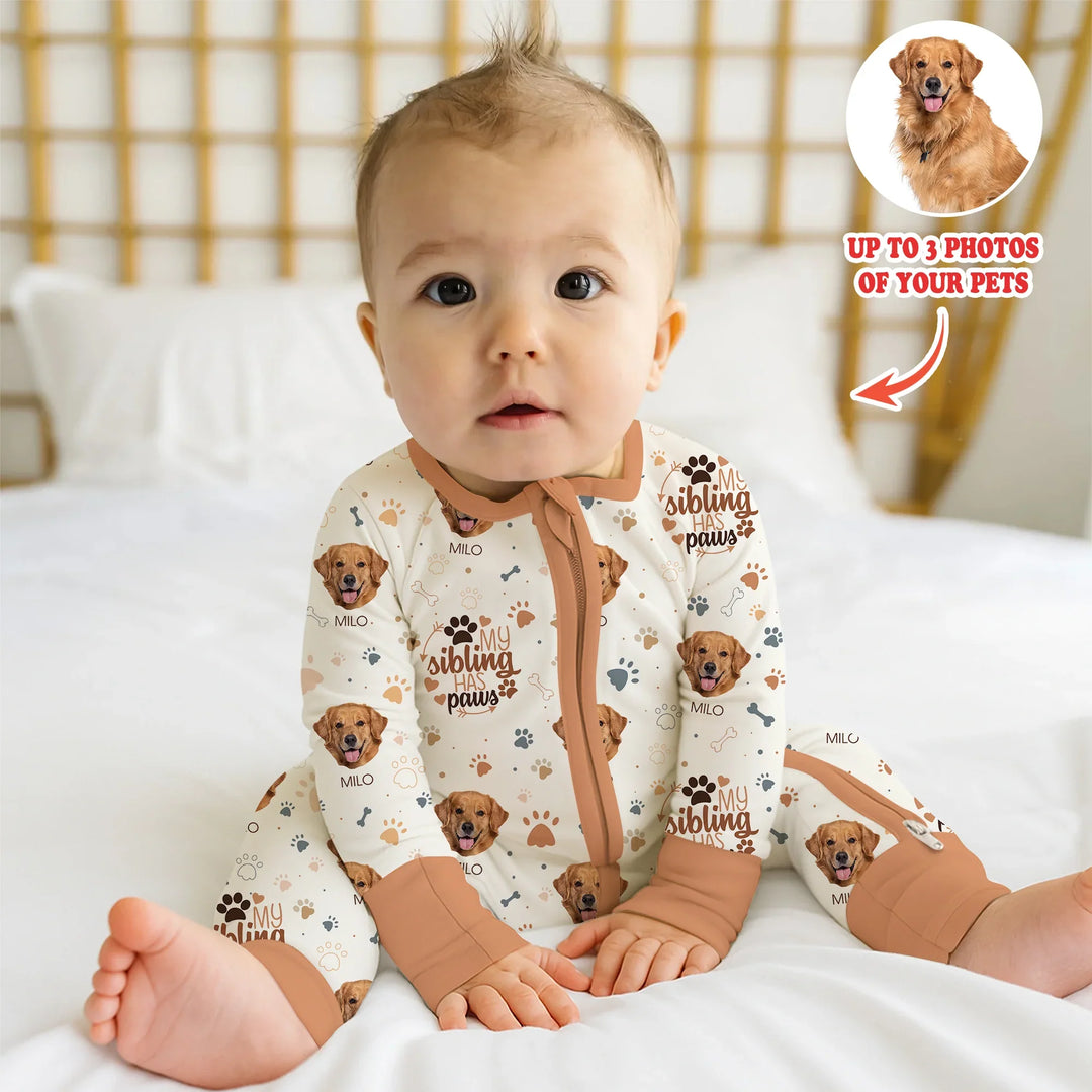 My Siblings Have Paws Convertible Zippy , My Siblings Have Paws Convertible Zippy - 0-3M