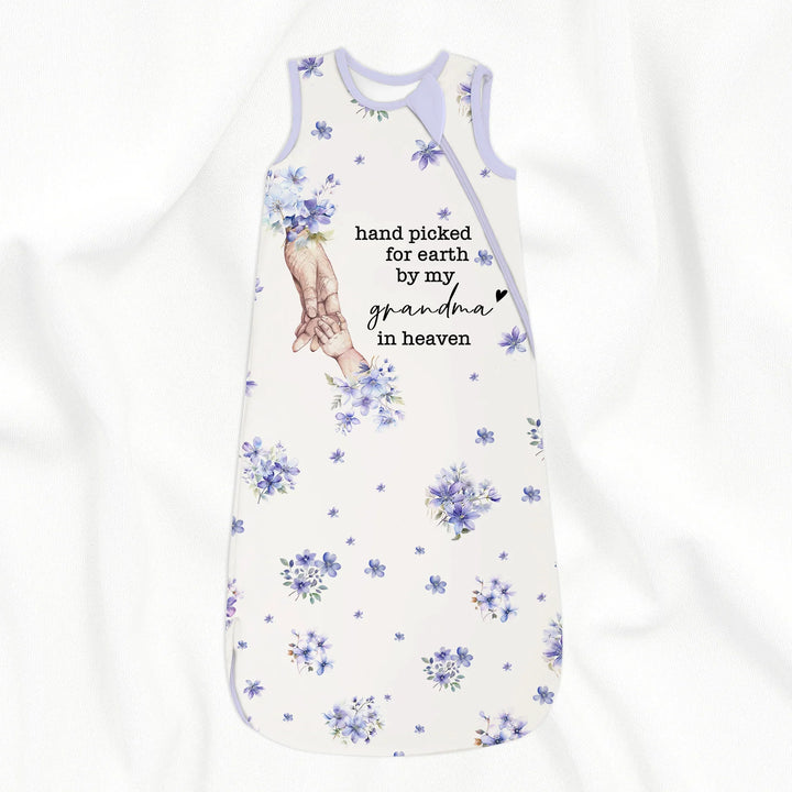 Custom Floral Sleep Bag - Hand picked for earth , Custom Floral Sleep Bag - Hand picked for earth - XS