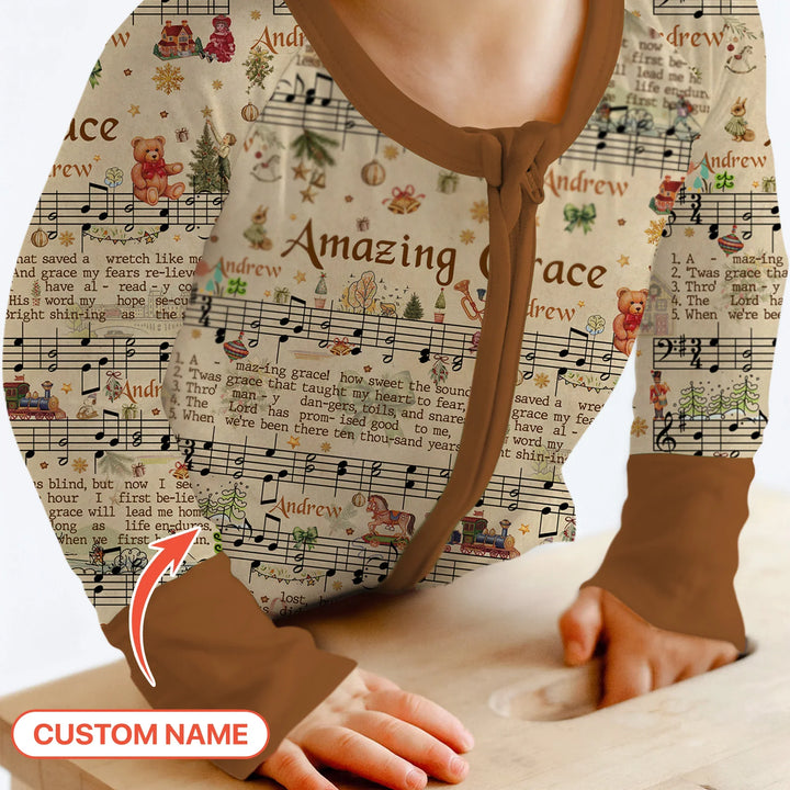 Amazing Grace Custom Name Convertible Zippy