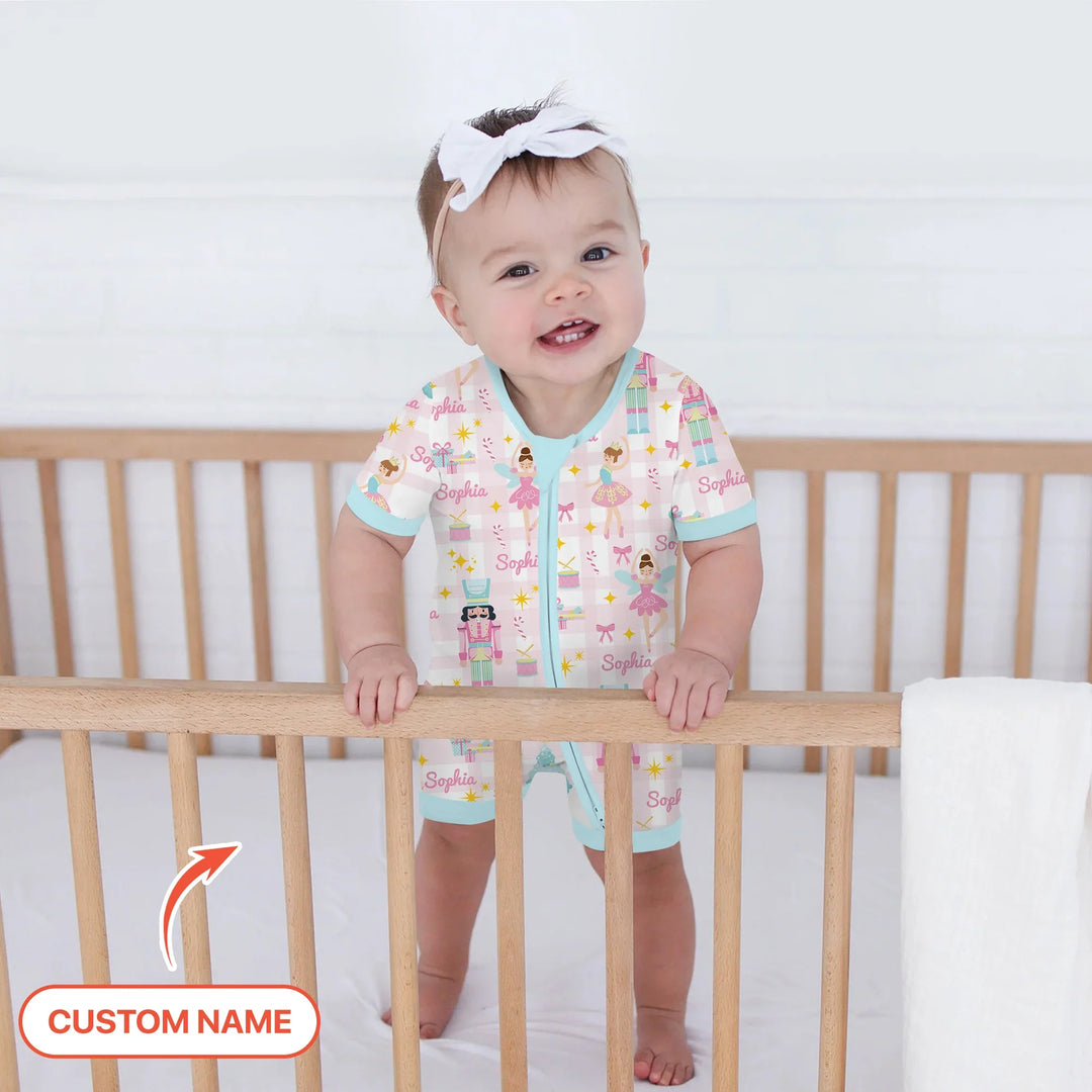 The Nutcracker Dreams Custom Name Shorty Zippy , The Nutcracker Dreams Custom Name Shorty Zippy - 0-3M