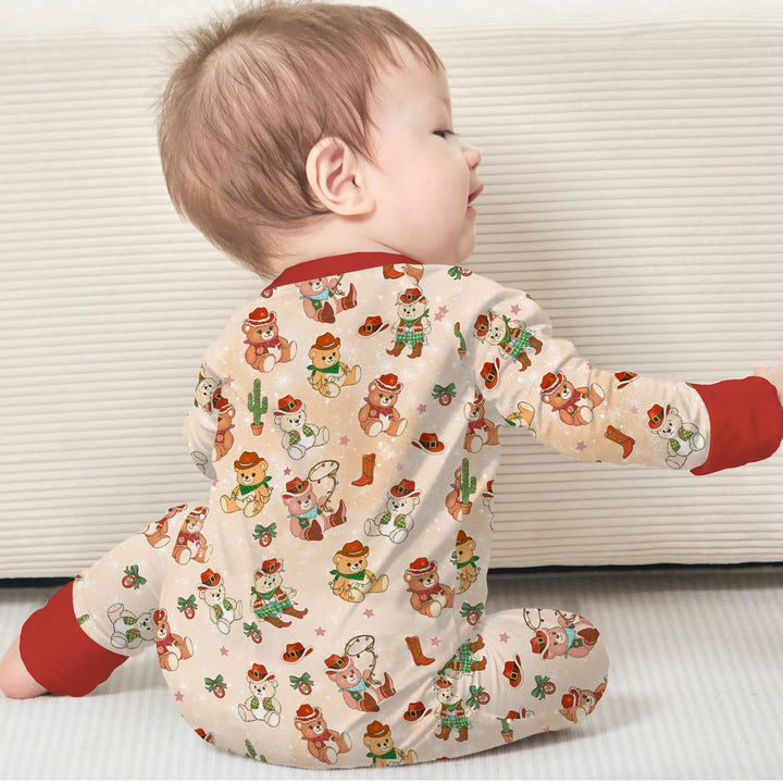 Christmas Cowboy Teddy Convertible Zippy