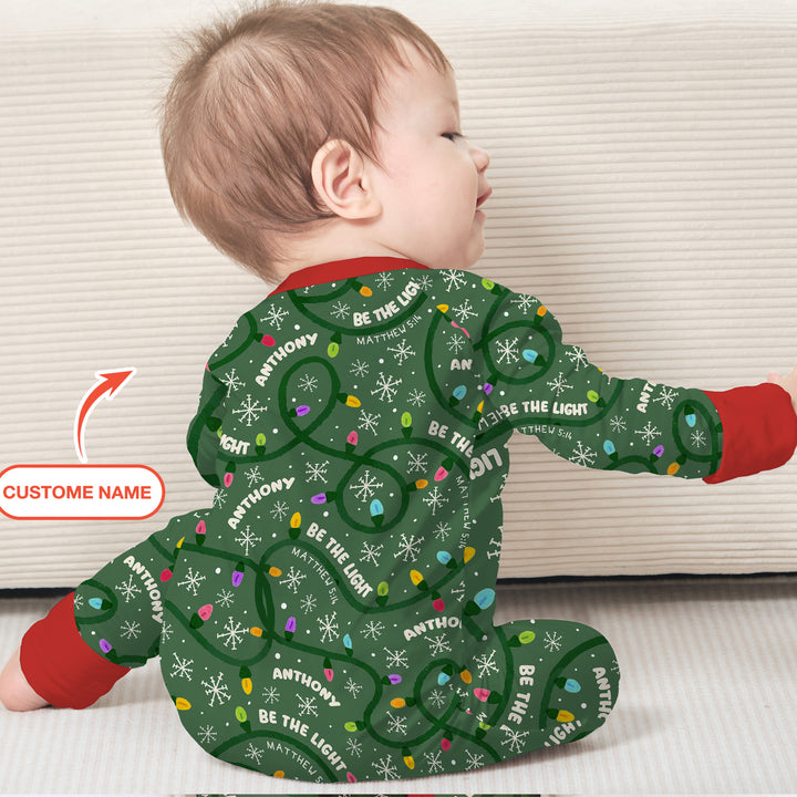 Custom Name Be The Light Christmas Convertible Zippy