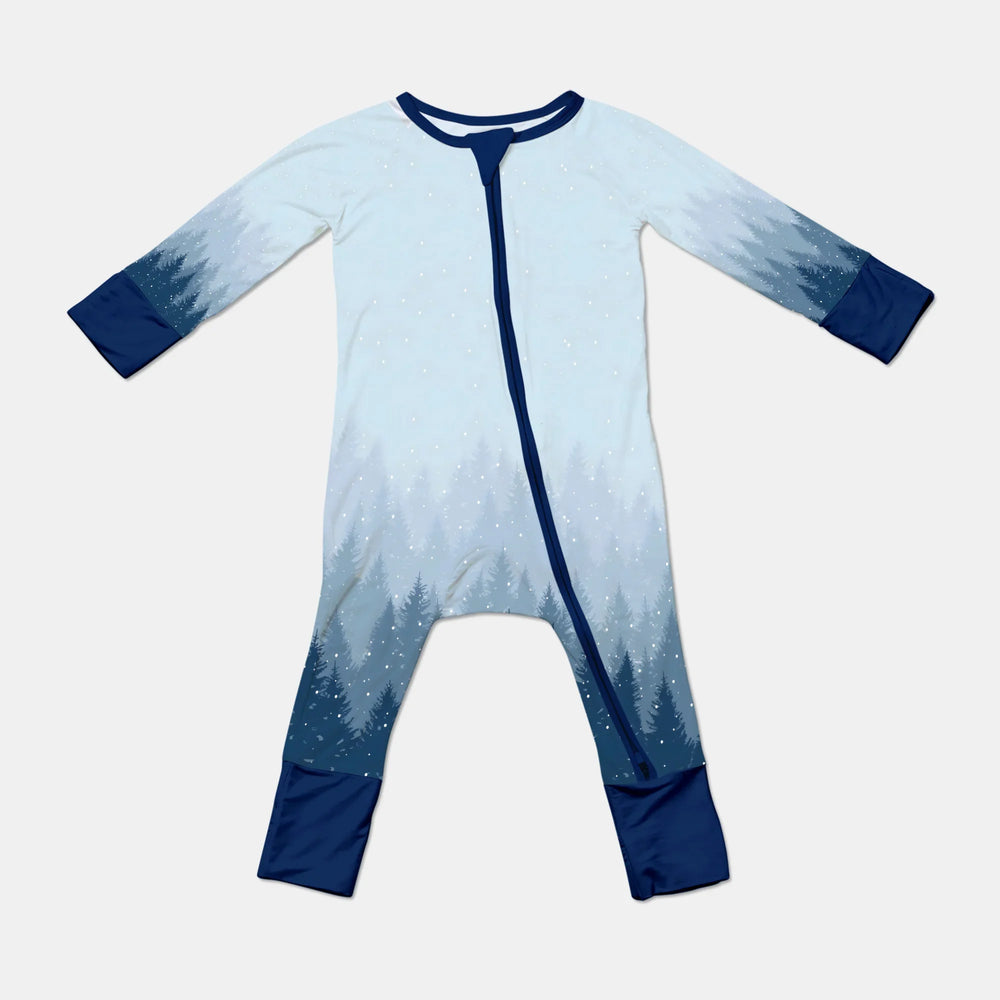 Winter Forest Convertible Zippy , Winter Forest Convertible Zippy - 0-3M