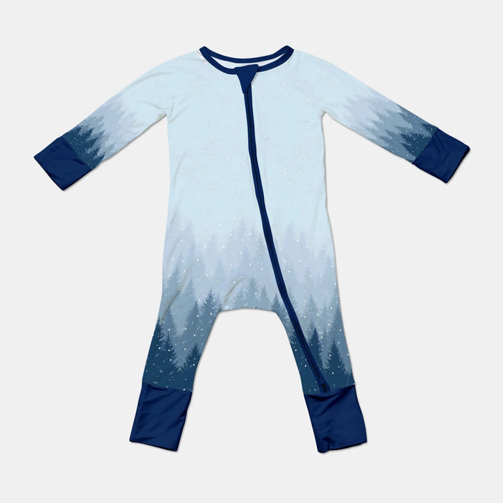 Winter Forest Convertible Zippy , Winter Forest Convertible Zippy - 0-3M