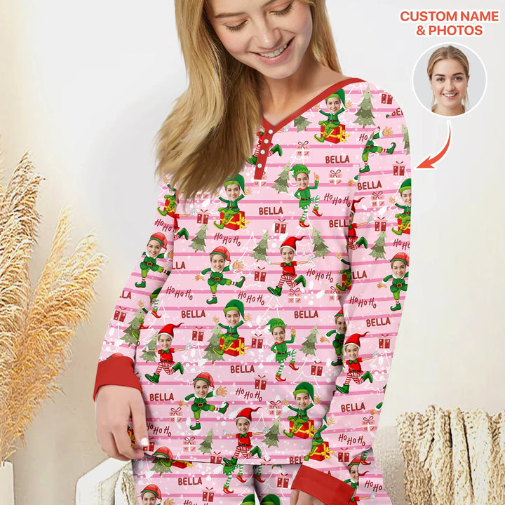 Vorlage für individuelles Damen-Pyjama-Set