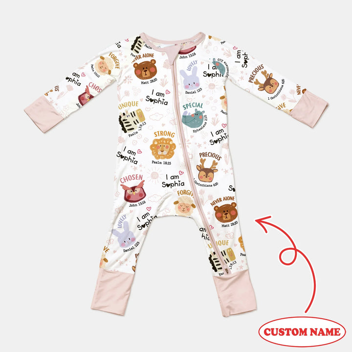 God’s Little Zoo Custom Name Convertible Zippy , God’s Little Zoo Custom Name Convertible Zippy - 0-3M