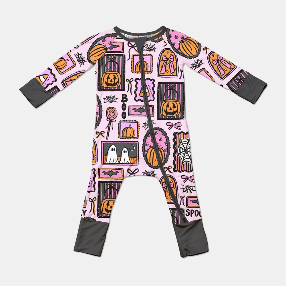 Spooky Frames Convertible Zippy For Halloween , Spooky Frames Convertible Zippy For Halloween - 0-3M