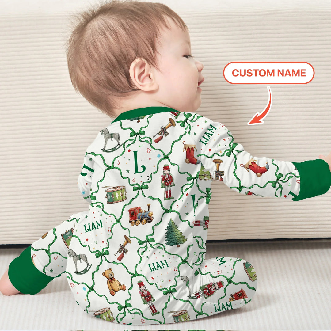 Vintage Christmas Toy Custom Name Boy Convertible Zippy , Vintage Christmas Toy Custom Name Boy Convertible Zippy - 0-3M