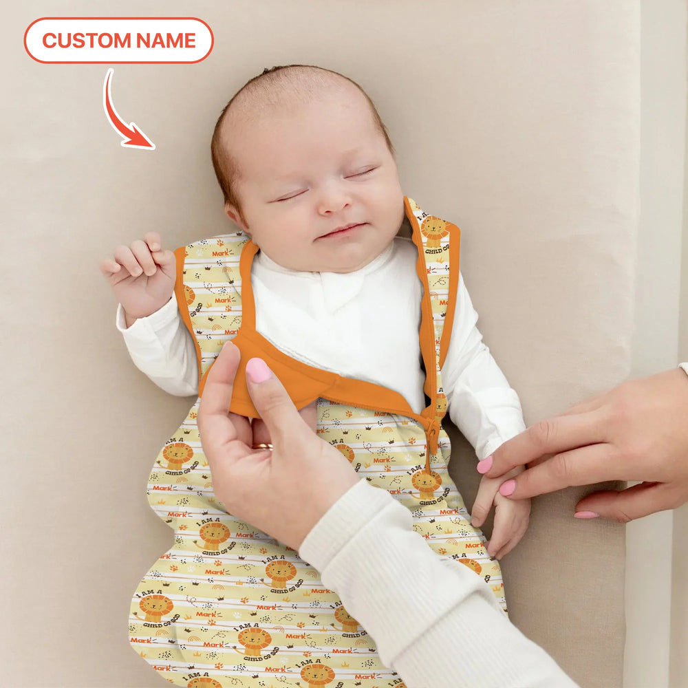 I Am A Child Of God Custom Name Boy Sleep Bag , I Am A Child Of God Custom Name Boy Sleep Bag - XS / 0.5 TOG