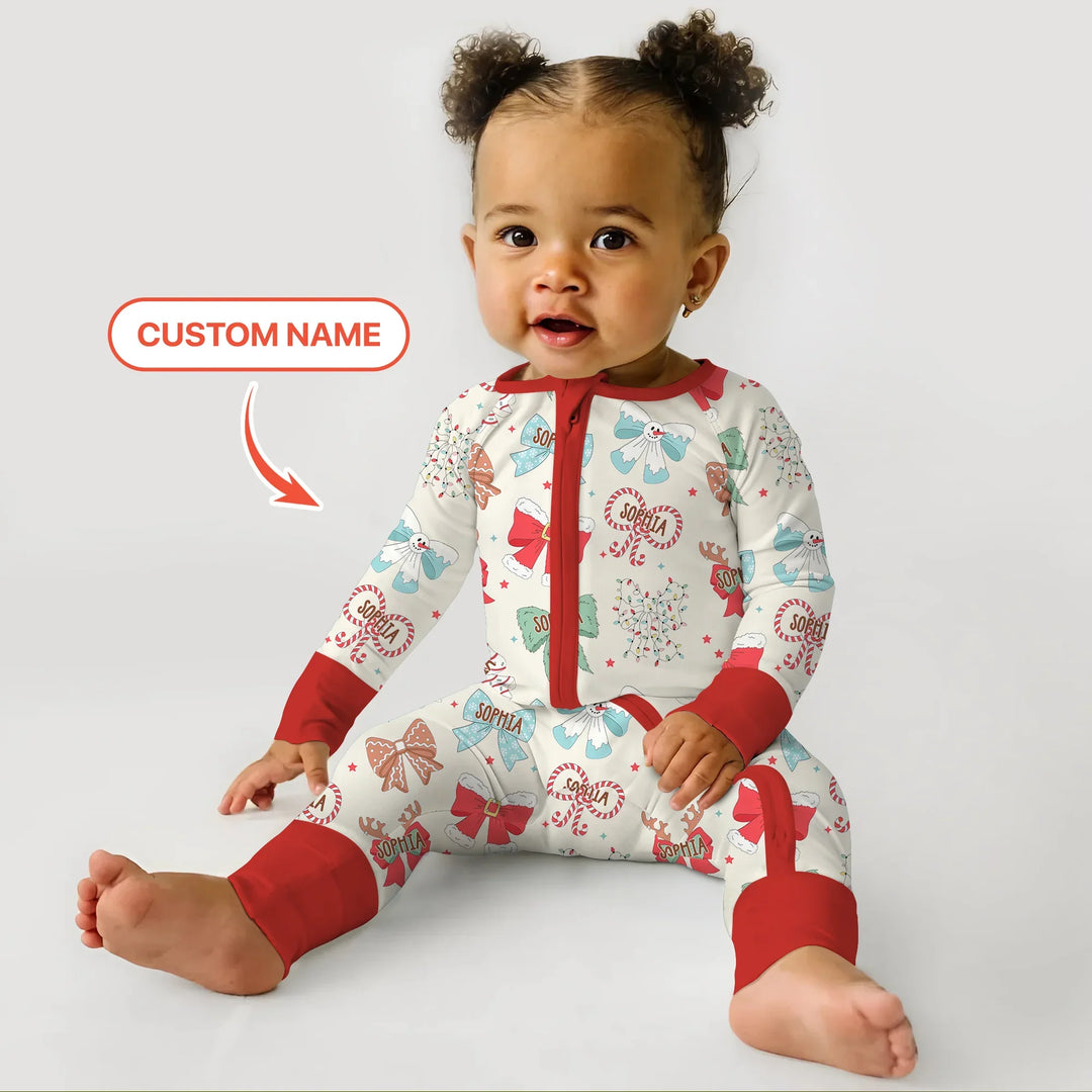 Custom Retro Bowl Christmas Convertible Zippy , Custom Retro Bowl Christmas Convertible Zippy - 0-3M