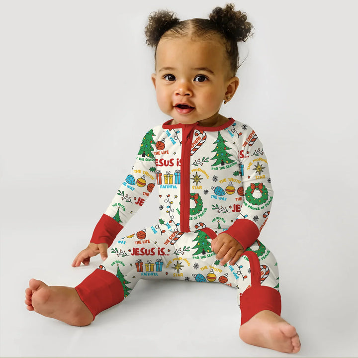 Jesus Is The Reason For The Season Convertible Zippy , Jesus Is The Reason For The Season Convertible Zippy - 0-3M