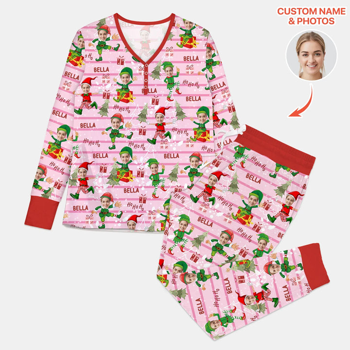 Vorlage für individuelles Damen-Pyjama-Set