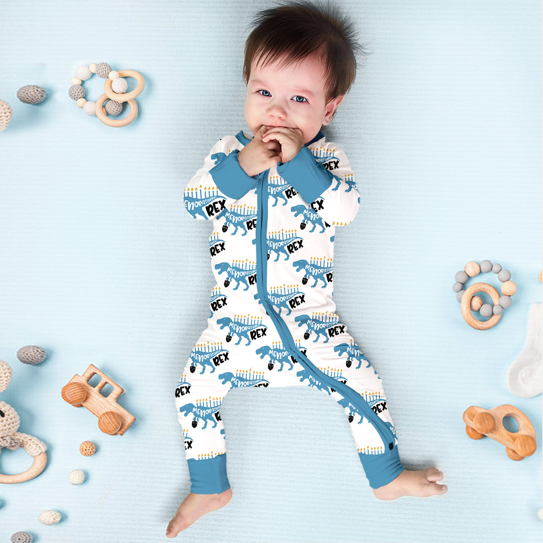 Dinosaur Hanukkah Boy Convertible Zippy