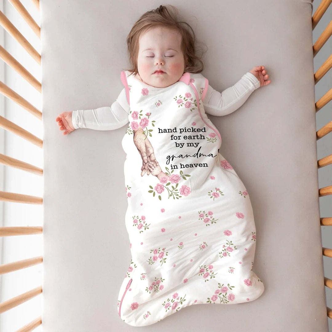 Custom Floral Sleep Bag - Hand picked for earth , Custom Floral Sleep Bag - Hand picked for earth - XS