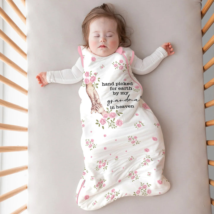 Custom Floral Sleep Bag - Hand picked for earth , Custom Floral Sleep Bag - Hand picked for earth - XS