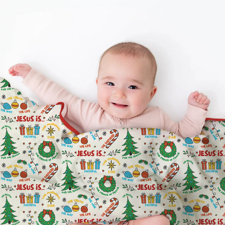 Jesus Is The Reason For The Season Toddler Blanket , Jesus Is The Reason For The Season Toddler Blanket - Default Title