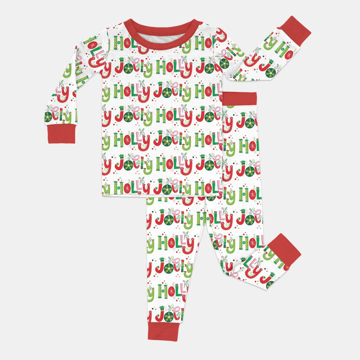 Holly Jolly Two Piece Long Sleeve Pajama Set