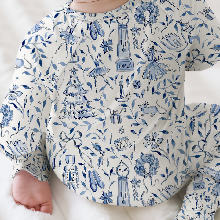 Gerippte Babykleidung mit individuellem Foto - Weich & Skizzenhaft
