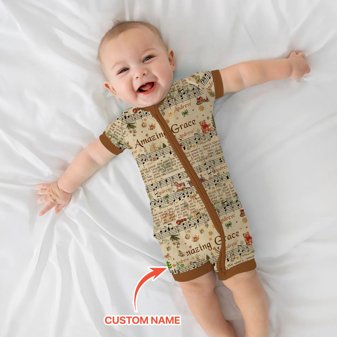 Amazing Grace Custom Name Shorty Zippy