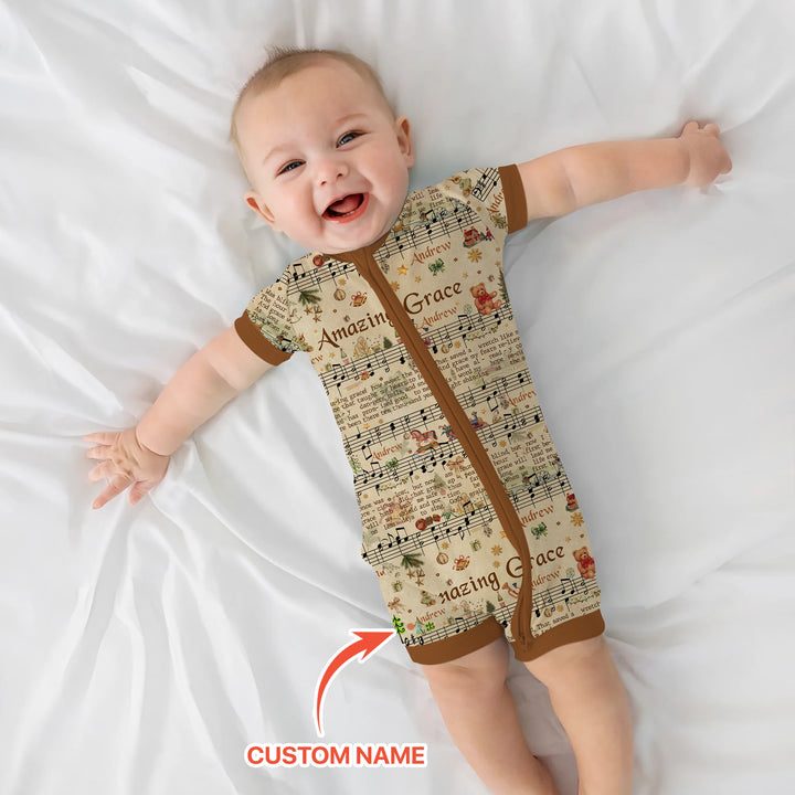 Amazing Grace Custom Name Shorty Zippy