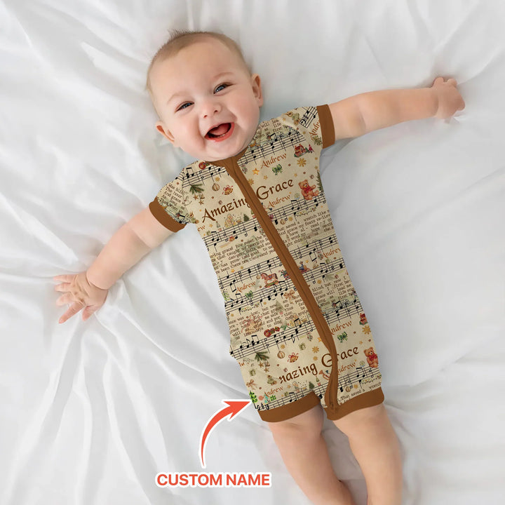 Amazing Grace Custom Name Shorty Zippy