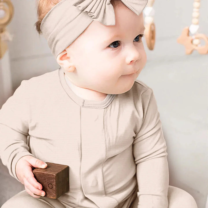 Blush Magnetic Footie Romper , Blush Magnetic Footie Romper - Newborn