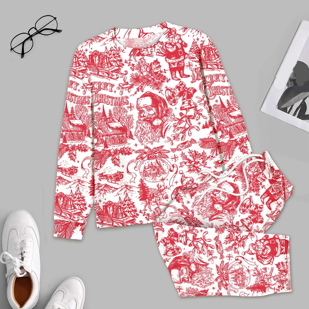 Family Christmas Chinoiserie Pajama Custom Men's Pajama Set , Family Christmas Chinoiserie Pajama Custom Men's Pajama Set - Only Shirt / XS