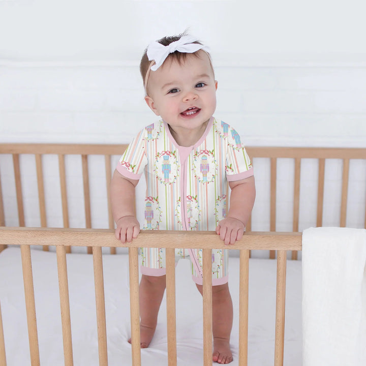 Christmas Nutcracker Shorty Zippy , Christmas Nutcracker Shorty Zippy - 0-3M