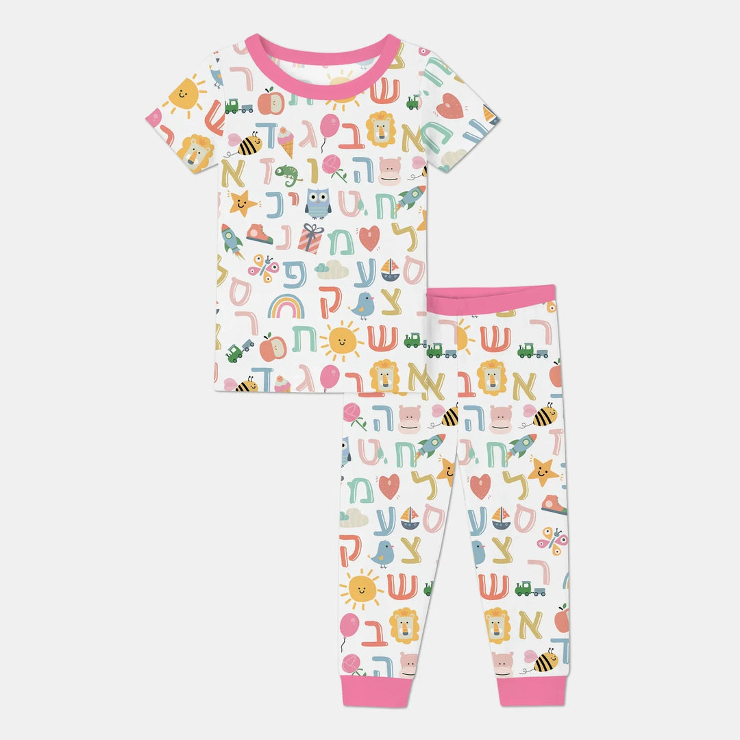 Zweiteiliges, kurzärmliges Pyjama-Set mit Marienkäfern