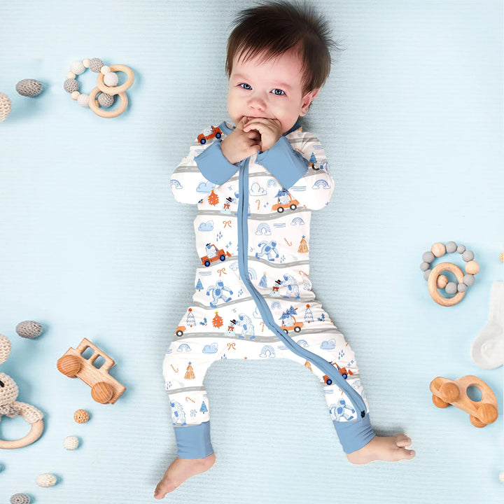 Gerippte Babykleidung mit individuellem Foto - Weich & Skizzenhaft